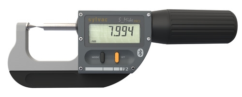 S MIKE PRO BT smart 0-25mm, IP67, fluted shaft
